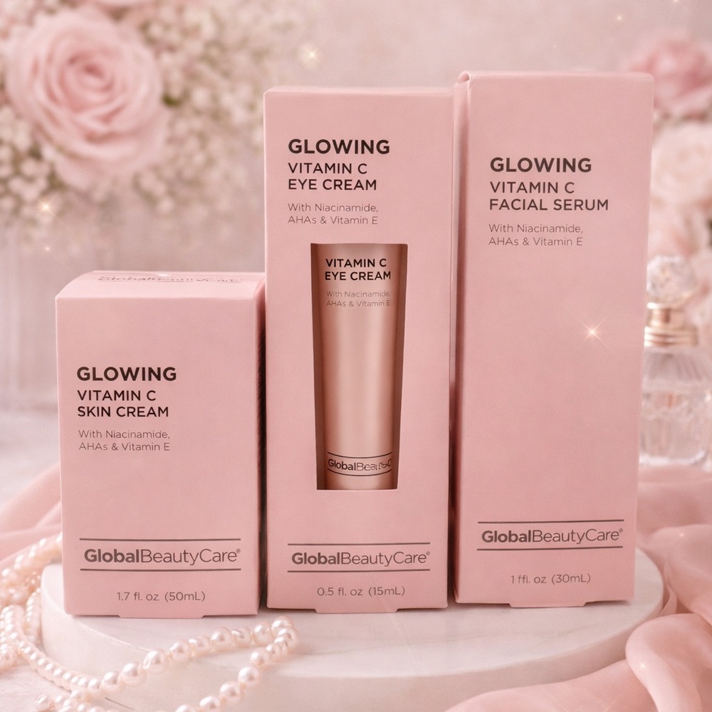 Pink Vitamin C Skincare Set